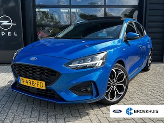 Ford Focus 1.0 Hybrid ST Line X | ELEK. SCHUIF/KANTELDAK| HEAD-UP DISPLAY| ADAPTIEVE CRUISE CONTROL| B&O SOUND| STOEL, STUUR EN VOORRUITVERWARMING| DODEHOEK DETECTIE| COMFORTSTOELEN| FULL LED| DRAADLOZE TELEFOONLADER| KEYLESS ENTRY & START| DEALER ONDERHOUDEN|