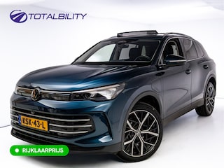 Volkswagen Tiguan 1.5 eHybrid Elegance Business 204 PK | Panodak | Leer | Elec. Trekhaak | Stoel- & Stuurverw. | Massagestoelen Dynamic Chassis control, Adaptieve Cruise, Sfeerverlichting, Ergo active stoel met geheugen, Incl. Winterset op LMV