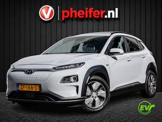 Hyundai Kona EV Premium 64 kWh Warmtepomp/ Stuur+stoelverwarming/ Blindspot/ Schuifdakje/ Camera/ HUD