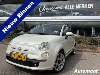 Fiat 500 1.2 Rock schuif/kanteldak - Automaat - Airco - Parkeersensor achter - Lederen bekleding - Bluetooth - 1e eigenaar - Radio - Start/stop systeem - Stuur multifunctioneel - Stuur leder - Elektrische ramen - Centrale vergrendeling met afstandsbediening - Licht metalen velgen 16 inch