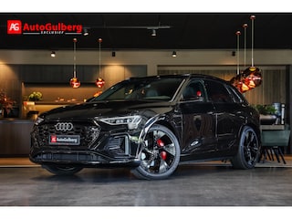 Audi Q8 e-tron 55 quattro S Black Edition Competition 115 kWh Sportstoelen leder, Panoramadak, ACC, Bang & Olfsen Sound, Camera, Virtual cockpit, 4 Zone airco, Hulp pakket Tour, S-Line/ Ambiente plus/ Glas pakket, Matrix Led, Rode remzadels, Lmv 21''.