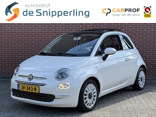 Fiat 500 0.9 TwinAir T Lounge AUTOMAAT NAVI SCHUIF/KANTEL DAK LEDER BLUETOOTH