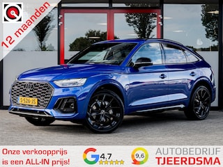 Audi Q5 40 TFSI S edition | Bang & Olufsen | S-Line | Schuif/ Kantel Panorama Dak | HUD | Lederen Bekleding | Stoelverwarming | UltraBlauw Metallic | Black Optic | Adaptieve Cruise Control | Achterbank Verwarmd |