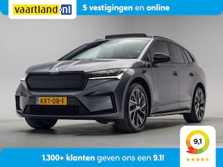 Skoda Enyaq iV 80 Sportline 3-Fase [ Pano Navi Half-leder Camera Stoelverwarming ]