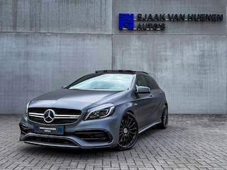 Mercedes-Benz A-klasse 45 AMG 4-Matic 381pk! 2é Eig|Designo Magno Grey|Performance stoelen+Memory|Perf. uitlaat|Ride Controle|Pano