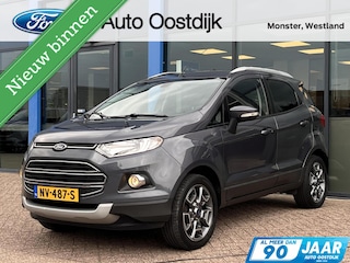 Ford Ecosport 1.0 EcoBoost Titanium 125PK !!Nieuwe Distributieriem!! Stoelverwarming Navi Parkeersensoren Voorruitverwarming Climate Cruise Control Privacy Glass *Dealer Onderhouden*