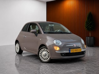 Fiat 500 1.2 MOKKA KLEUR! (ELEKTRISCHE RAMEN, NIEUWE DISTRIBUTIERIEM, LICHTMETALEN VELG, LAGE KM-STAND, NETTE AUTO!)