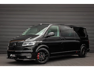 Volkswagen Transporter 2.0 TDI L2H1 204PK BULLI DC DUBBEL CABINE / JB-EDITION / FULL OPTIONS / LEDER BEKLEDING / FULL BLACK /APPLE