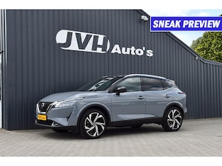 Nissan Qashqai 1.3 MHEV Tekna Plus Bi-Tone 06-2023 | BTW | Panorama | Head-UP | Virtual CP | Leder | Cam360