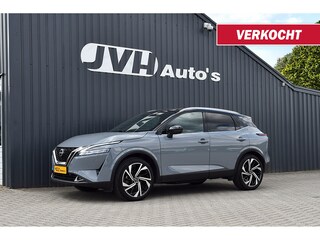 Nissan Qashqai 1.3 MHEV Tekna Plus Bi-Tone 06-2023 | BTW | Panorama | Head-UP | Virtual CP | Leder | Cam360