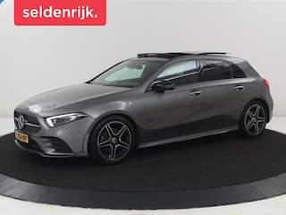 Mercedes-Benz A-klasse 200 AMG Business Solution Aut. | Pano | LED | Half sfeerverlichting | Sfeerverlichting | Elec. Stoelen | Stoelverwarming | Virtual Display | Navi | Camera | Trekaak | Carplay