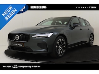 Volvo V60 T6 PLUG-IN HYBRID AWD PLUS DARK -HARMAN/KARDON|360°CAM|SPORTSTOELEN|BLIS|TREKHAAK|POWER-SEATS|18"|ALL-SEASON|SoH:100%