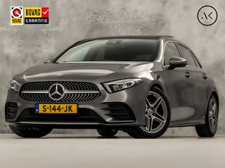 Mercedes-Benz A-klasse 200 AMG Sport 163Pk Automaat (PANORAMADAK, GROOT NAVI, SFEERVERLICHTING, CAMERA, STOELVERWARMING, SPORTSTOELEN, GETINT GLAS, LEDER/ALCANTARA, NIEUWSTAAT)