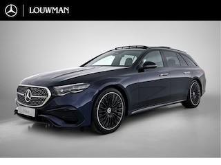 Mercedes-Benz Estate 300 e Business Solution AMG | Winterpakket | Nightpakket | Trekhaak | Panoramaschuifdak | 360° camera | 20-inch multispaaks AMG velgen | GUARD 360° | Warmtewerend, donkergetint glas |