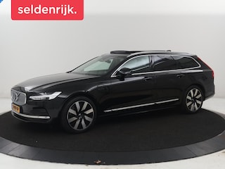 Volvo V90 2.0 T8 Plug-in hybrid AWD Plus Bright | SOH 97,1 | Panoramadak | Leder | Memory | Harman/Kardon | Stuur/stoel verwarming | Achterbank verwarming | Carplay | Cruise control | 360 Camera | Park assist | Trekhaak