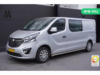 Opel Vivaro 1.6 CDTI 125PK L2 Dubbele Cabine EURO 6 - Airco - Navi - Cruise - € 11.950,- Excl.