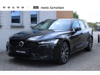 Volvo V60 2.0 T8 Plug-in hybrid AWD Plus Dark | Apple carplay / Android auto | Elektrisch inklapbare trekhaak | Verwarmde voorruit | 360 graden camera | Electronic climate control | Lederen bekleding | 18" lichtmetalen velgen | Voorstoelen en achterbank verwarmd |