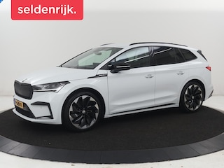 Skoda Enyaq iV 80 Sportline | SOH 88% | Leder/alcantara | Stuur/stoel verwarming | Adaptive cruise | Carplay | Sfeerverlichting | Camera | Park assist | Trekhaak