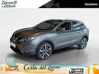 Nissan Qashqai 1.2 Tekna | Automaat | Lederen bekleding | Electrische Stoel verstelling | 360grd camera | Parkeersensoren voor en achter | Dodehoek sensoren | Nette auto met weinig kilometers | Stoel verwarming |