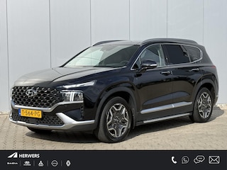 Hyundai Santa Fe 1.6 T-GDI HEV Premium Plus Sky 7p. / 7 persoons / Ledere bekleding / Stoelverwarming / Elektrisch Glazen Panorama-dak / Apple Carplay/Android Auto / Navigatie / Stoelgeheugen /