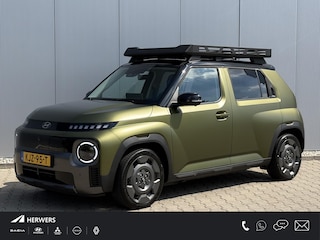 Hyundai Inster Cross Plus 49 kWh / Fabrieksgarantie tot 07-2030 / Nieuwprijs € 34179,= / Fietsdragermontage beugel(geschikt voor 2 elektrische fietsen)/ CCS snellader / Warmtepomp / WLTP bereik 293 km bereik stad 434 km / Stuur- & Stoelverwarming / Rondomzicht camera / Draadloze telefoon lader / Adaptief cruise control /