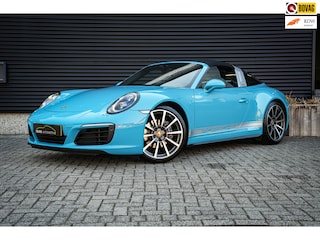 Porsche 911 991.2 3.0 Targa 4 | Miami Blue | Sportchrono | Stoelventilatie | Leder | CarPlay | Camera | Uniek! |