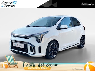Kia Picanto 1.0 DPI GT-Line | AUTOMAAT | Climate control | Leder | Stoel,- stuurverwarming | Keyless | LM velgen | Glazen schuif/kanteldak | Camera | Navigatie | Bluetooth |