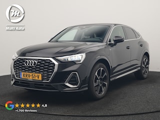 Audi Q3 45 TFSI e 2x S Line PHEV 245pk Dealer O.H. | Trekhaak Af Fabriek | Blis | Sportstoelen Verwarmd | Apple Carplay | Sfeerverlichting | Navigatie | DAB | 19"L.M | Virtual | Plug In Hybrid |