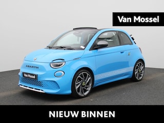 Fiat 500 Abarth Scorpionissima 42 kWh | Cabrio | Apple Carplay / Android Auto | JBL | Half-Alcantara | Sportstuur | Kuipstoelen | Stoelverwarming | Camera | Dodehoek | Climate Control | Cruise Control | Lichtmetalen Velgen |