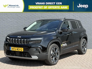 Jeep Avenger 1.2T e-Hybrid 110pk Automaat Summit | Adaptieve Cruise Control | JBL Audio | Lane Assist | Apple Carplay | Navigatie | Parkeersensoren Voor & Achter | Parkeercamera |