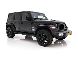 Jeep Wrangler Unlimited 4xe 380 Sahara AWD (Plug-in) {SoH-91%} (INCL-BTW) *OPEN-ROOF | LEATHER | FULL-LED | ALPINE-AUDIO | CRUISE | BLINDSPOT | CAMERA | KEYLESS | HEATED-COMFORTSEATS | DAB+ | PRIVACY-GLASS | ECC | PDC | 20''ALU*