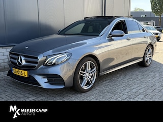 Mercedes-Benz E-klasse 200 AMG Line 19''/Panoramadak/Luchtvering/Dodehoek/360Camera/Sfeerverlichting/Navigatie/PDC V+A/Stoelverwarming