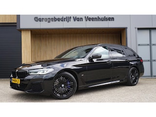 BMW 5-serie Touring 530i 252pk xDrive High Executive M-sport 3x Pano 360 cam Hud Elek haak *89057* Laser light Stoelverw Keyless Leder 19 inch LM