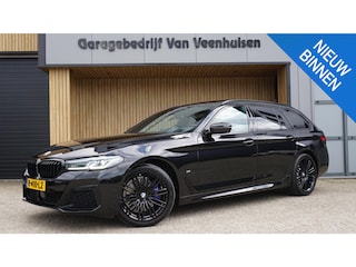 BMW 5-serie Touring 530i 252pk xDrive High Executive M-sport 3x Pano 360 cam Hud Elek haak *89057* Laser light Stoelverw Keyless Leder 19 inch LM