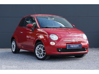 Fiat 500 1.2 Lounge H5 Airco Elek. Pakket Rosso Skai Leder!