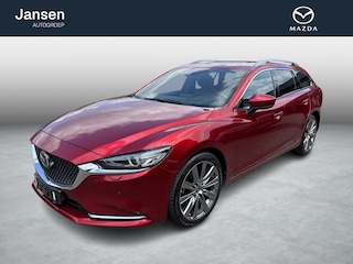 Mazda 6 Sportbreak 2.5 SkyActiv-G 194 Luxury , Automaat, Trekhaak, Schuifdak, Leder, Adap.Cruise, 360 Camera, Bose, HUD, Navi, Stoelventilatie/Verwarming