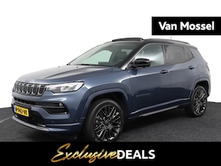 Jeep Compass 4xe 240 Plug-in Hybrid Electric S Automaat | Navigatie | Apple Carplay/Android Auto | Leren Bekleding | Achteruitrijcamera | Panorama-dak |