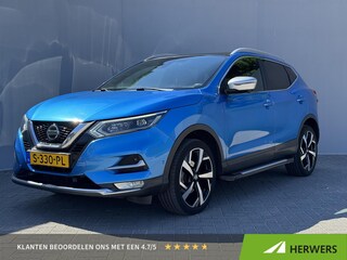 Nissan Qashqai 1.6 Tekna + / 1.500 KG Trekgewicht / Panoramadak / Voorruitverwarming / Bose Audio /Lederen bekleding  / Stoelverwarming  / Cruise control  / Lane assist  / Dode hoek detectie  / Keyless entry
