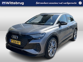 Audi Q4 40 Launch edition Advanced Plus 77 kWh / SOH 93%/ AUTOMAAT/ LEER/ WARMTEPOMP/ CRUISE/ PARK.SENSOREN V+A/ CAMERA/ SMARTPHONE INTERFACE/ STOELVERWARMING/ DIGITAL DASH/ NAVI/ CLIMA/ 21'' LMV