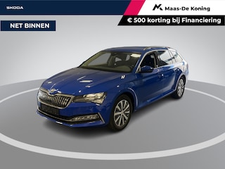 Skoda Superb Combi 1.4 TSI 218pk DSG iV Business Edition · Apple/Android Car Play · Wegklapbare Trekhaak · P-Sensoren · Navigatie · 17'' Inch ·