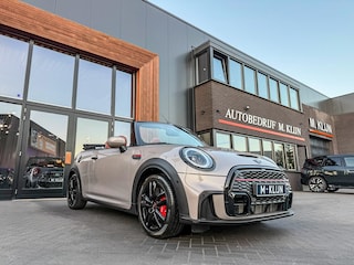 Mini John Cooper Works Cabrio 2.0 JCW Pack F1 aut Rooftopgrey/Bruin leer/Camera/Navi/Hk/Vol
