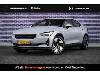 Polestar 2 Standard Range Single Motor 63kWh | Pilot Pack | Plus Pack | Adaptive cruise control | Warmtepomp | Panoramadak | Stoel- en stuurverwarming | Harman Kardon audio | 360 camera | Pixel LED koplampen |