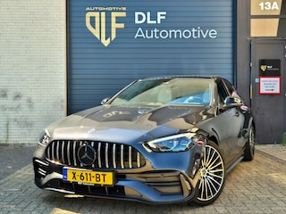 Mercedes-Benz C-klasse 180 AMG Line | Burmester | Wit leder | Pano