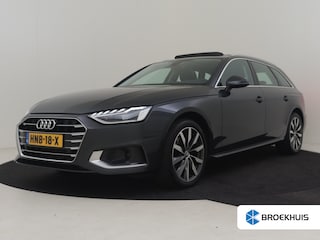 Audi A4 Avant 35 TFSI S Edition 150Pk DSG/AUTO |  | Elekt Glazen pano-dak | Achteruitrijcamera | Dodehoek detectie | Elekt achterklep | Parkeersensoren |  Stoelverwarming | Cruise control | App connect | DAB | LED | 18"LMV