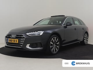 Audi A4 Avant 35 TFSI S Edition 150Pk DSG/AUTO |  | Elekt Glazen pano-dak | Achteruitrijcamera | Dodehoek detectie | Elekt achterklep | Parkeersensoren |  Stoelverwarming | Cruise control | App connect | DAB | LED | 18"LMV