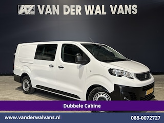 Peugeot Expert 2.0 BlueHDI 123pk L3H1 Dubbele Cabine Euro6 Airco | 5-Zits | Camera | Navigatie | Apple Carplay Android Auto, Cruisecontrol, 2500kg Trekhaak, Parkeersensoren