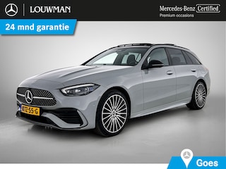 Mercedes-Benz C-klasse Estate 300 e AMG Plug-In Hybride AMG Line Premium | Night Pakket | Panorama Schuif-Kanteldak | Trekhaak | 19 Inch AMG Velgen | Parkeerpakket met 360°-camera. Inclusief 24 maanden MB Certified garantie voor Europa.