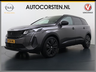 Peugeot 5008 131PK GT 7-Persoons Adap.Cruise 360°Camera 3D-Navi Ecc Apple Carplay Android Auto Keyless Black Pack Pdc Regen-Lichtsensor Privacy Glas Lmv Full-Led Isofix DAB Bluetooth Lane Assist Dodehoekdetectie 1e Eigenaar Dealeronderhouden Origineel Nederlandse Auto