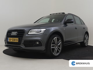 Audi Q5 2.0 TFSI quattro Adrenalin Sport 230 PK AUTO | 1e Eigenaar dealer onderhouden | Elekt glazen panorama-dak | Cruise control | Parkeersensoren voor/achter | Elekt Achterklep | Navigatie | Climate control | LED | 21"LMV