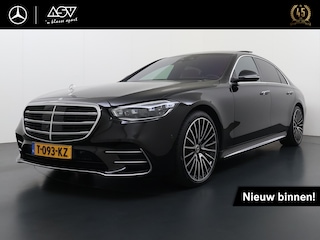 Mercedes-Benz S-klasse 580 4MATIC Lang AMG Line | E-Active Body Control | Achteras Besturing |  Massage Stoelen voor + Achter | Adaptive Cruise Control & Stuur Assistent | Verwarmde voorruit | Burmester High-End 4D Surround System